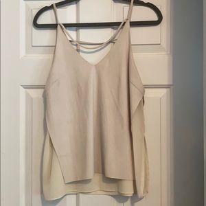 Cream tank top